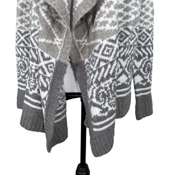 Abercrombie & Fitch Gray Fair-isle Open Sweater Cardigan - Picture 6 of 7